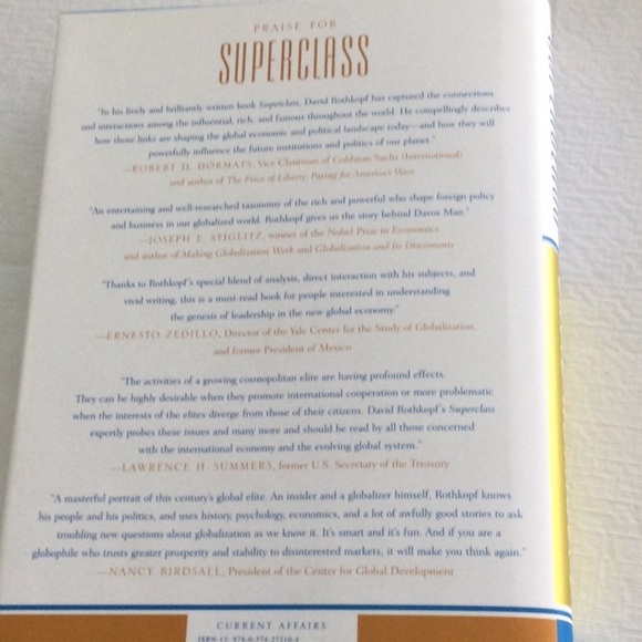 Superclass by David Rothkopf Hardcover - Picture 4 of 7